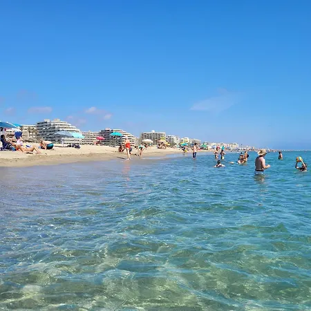 - T2 Lumineux Pour 4 Pers, Terrasse, Parking Prive, A 50m - Fr-1-794-114 Apartment Canet-en-Roussillon